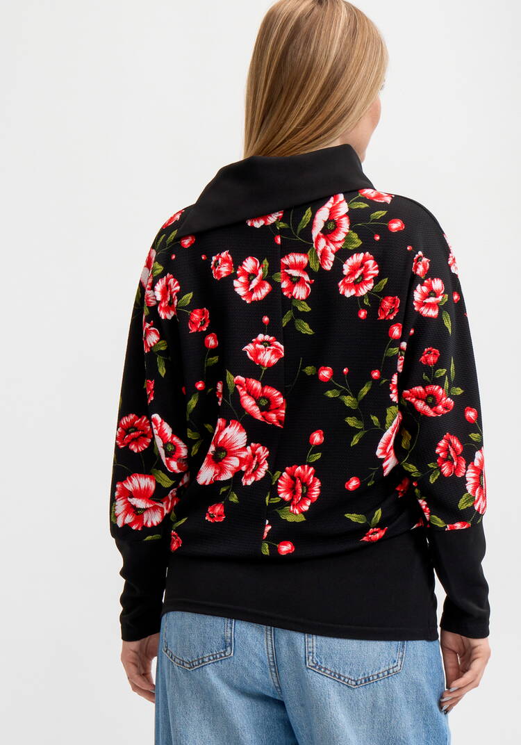 Джемпер свободного кроя с карманами шир.  750, рис. 10