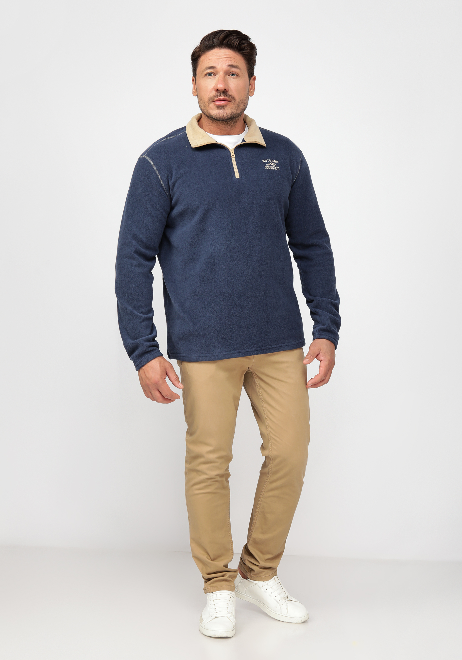 Комплект свитеров из микрофлиса "Энтони" Atlas for men, размер 46-48, цвет бежевый - фото 7