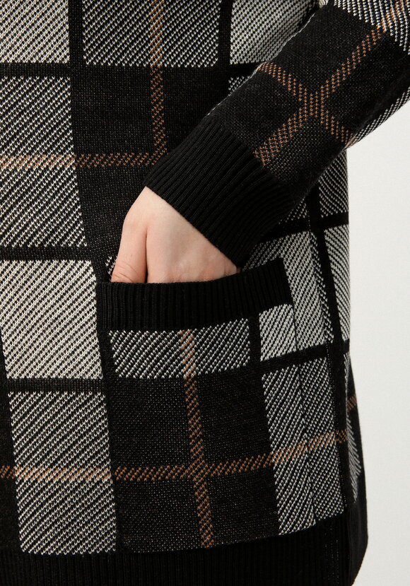 Кардиган с рисунком шахматная клетка шир.  580, рис. 5