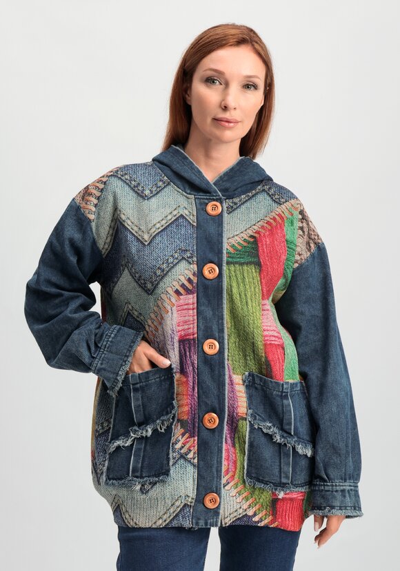 Джинсовая куртка Райли шир.  580, рис. 9