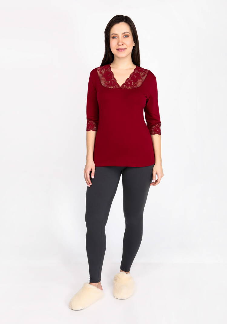 Майка с рукавом 3/4 Леди Кармен шир.  750, рис. 6