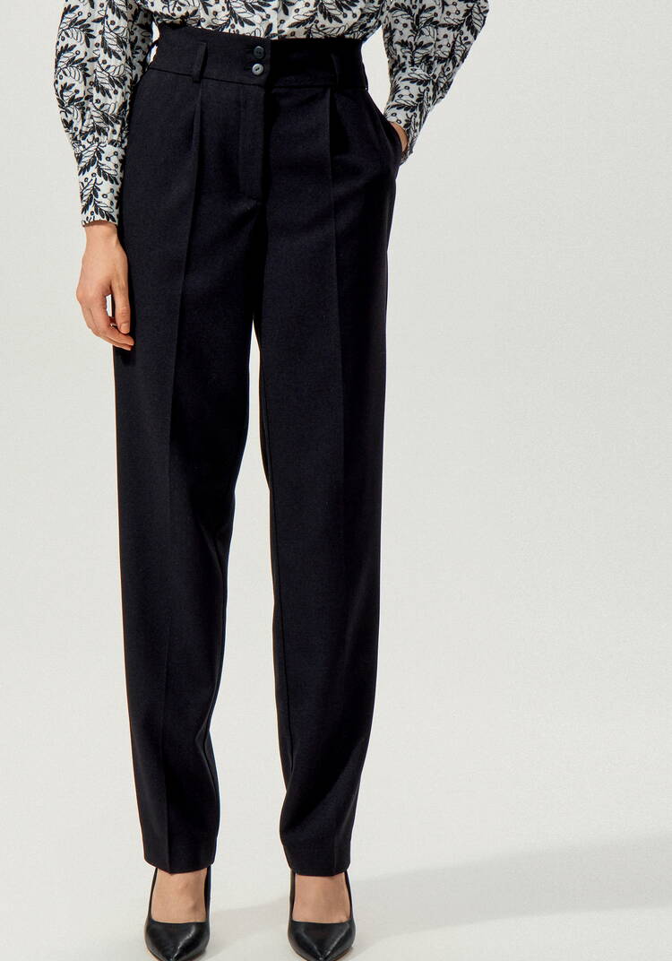 Брюки из костюмной ткани со стрелками шир.  750, рис. 4