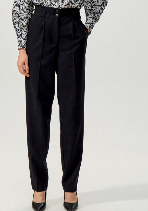 Брюки из костюмной ткани со стрелками шир.  580, рис. 4