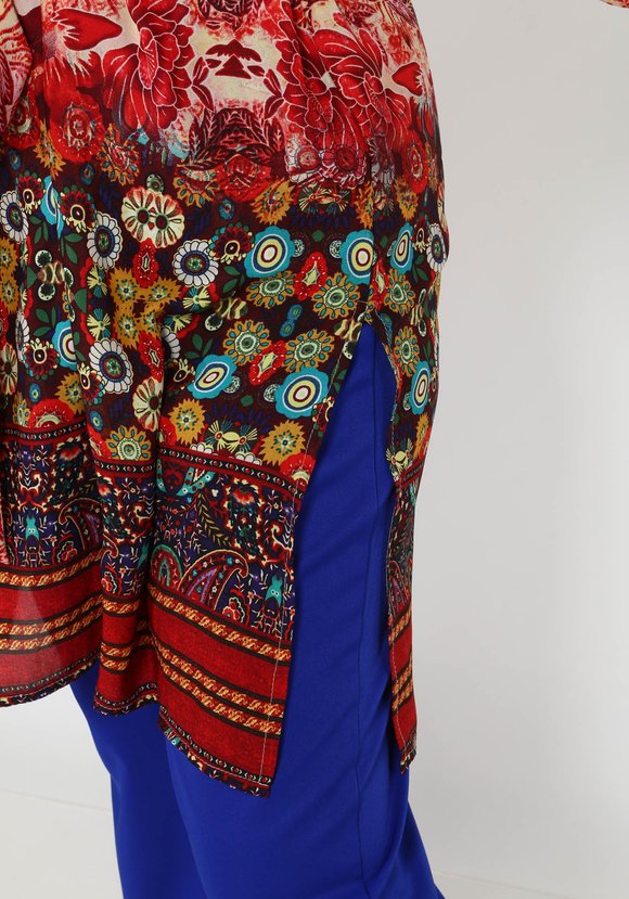 Туника с V-образным вырезом шир.  580, рис. 5