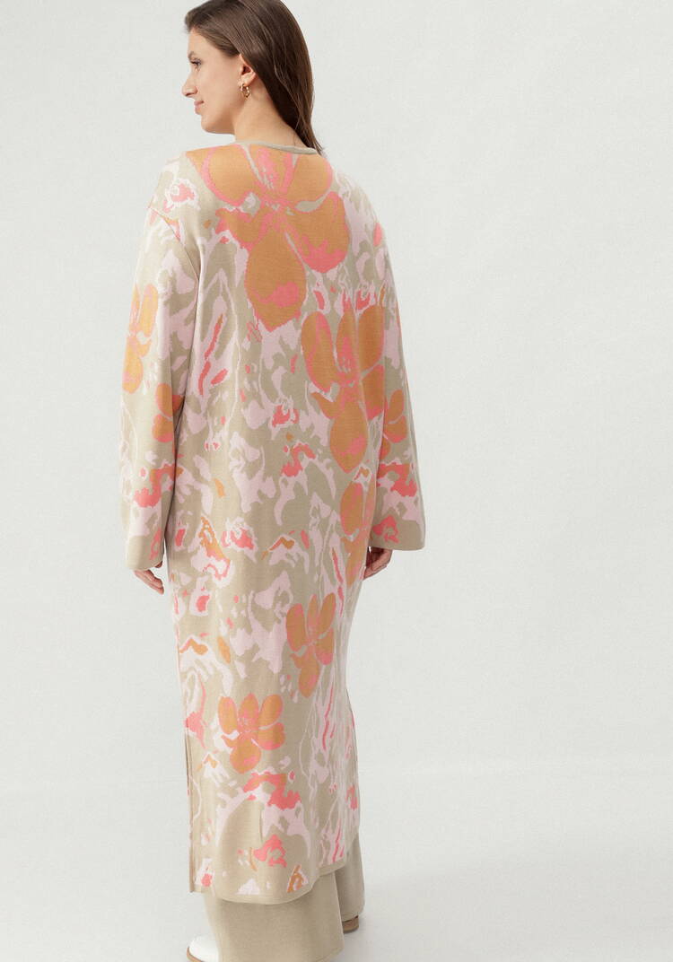 Кардиган с цветочным дизайном шир.  750, рис. 12