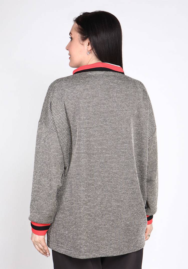 Джемпер с яркими вставками шир.  750, рис. 6