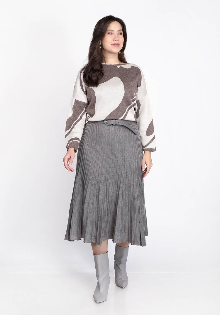 Юбка фактурной вязки шир.  750, рис. 3