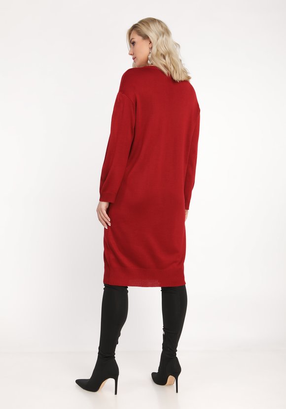 Платье прямого силуэта с атласным бантом шир.  580, рис. 6