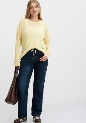 Джинсы утепленные с высокой посадкой