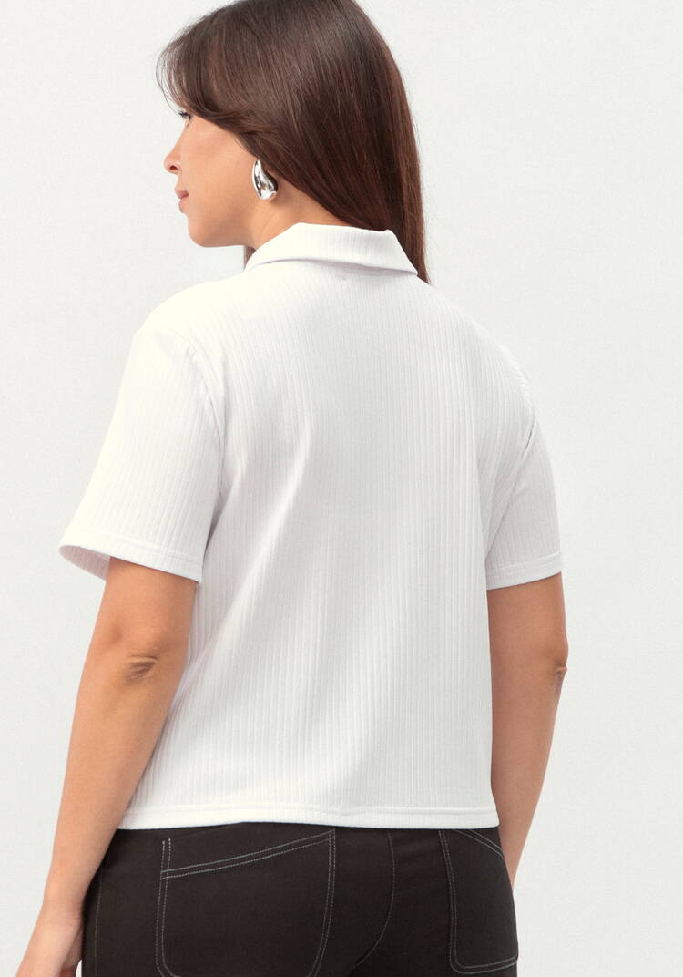 Поло с коротким рукавом из ткани лапша шир.  750, рис. 10