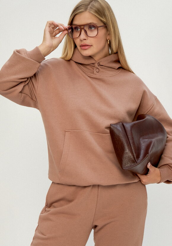 Худи свободного кроя с принтом на спине шир.  580, рис. 21