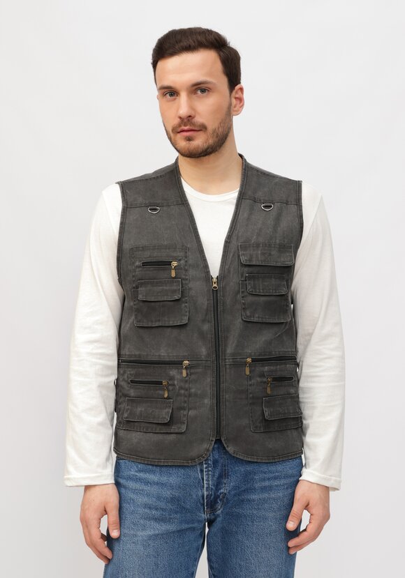 Жилет мужской с карманами шир.  580, рис. 11