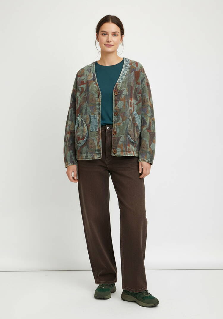 Джинсовая куртка Селестия шир.  750, рис. 2