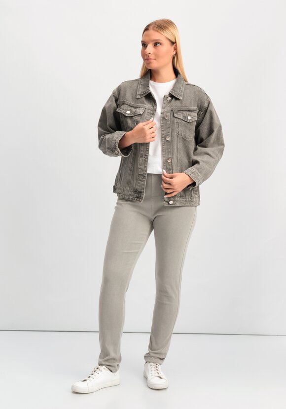 Джинсовая куртка Лора шир.  580, рис. 14