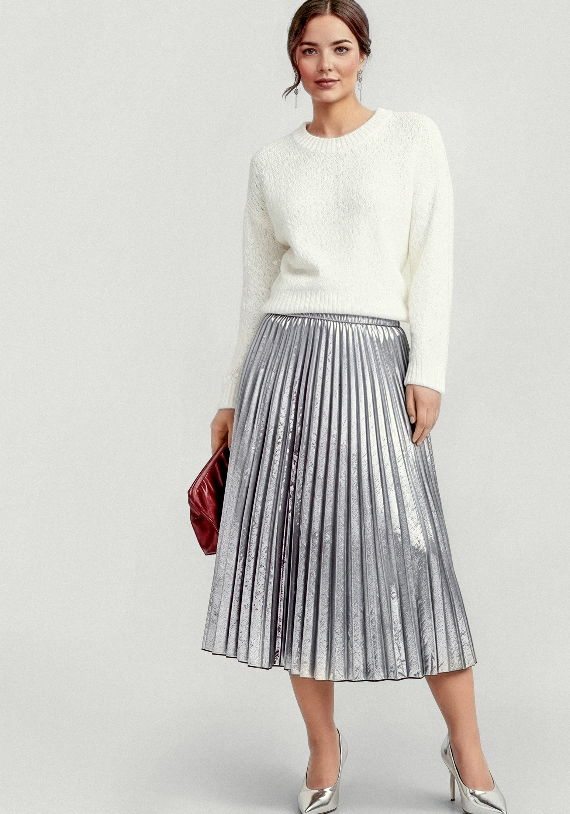 Юбка гофре с блестящим напылением 4999₽