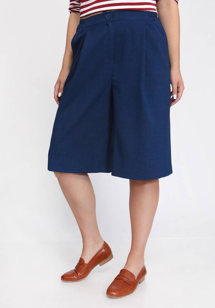 Бермуды с мягкими складками шир.  750, рис. 26