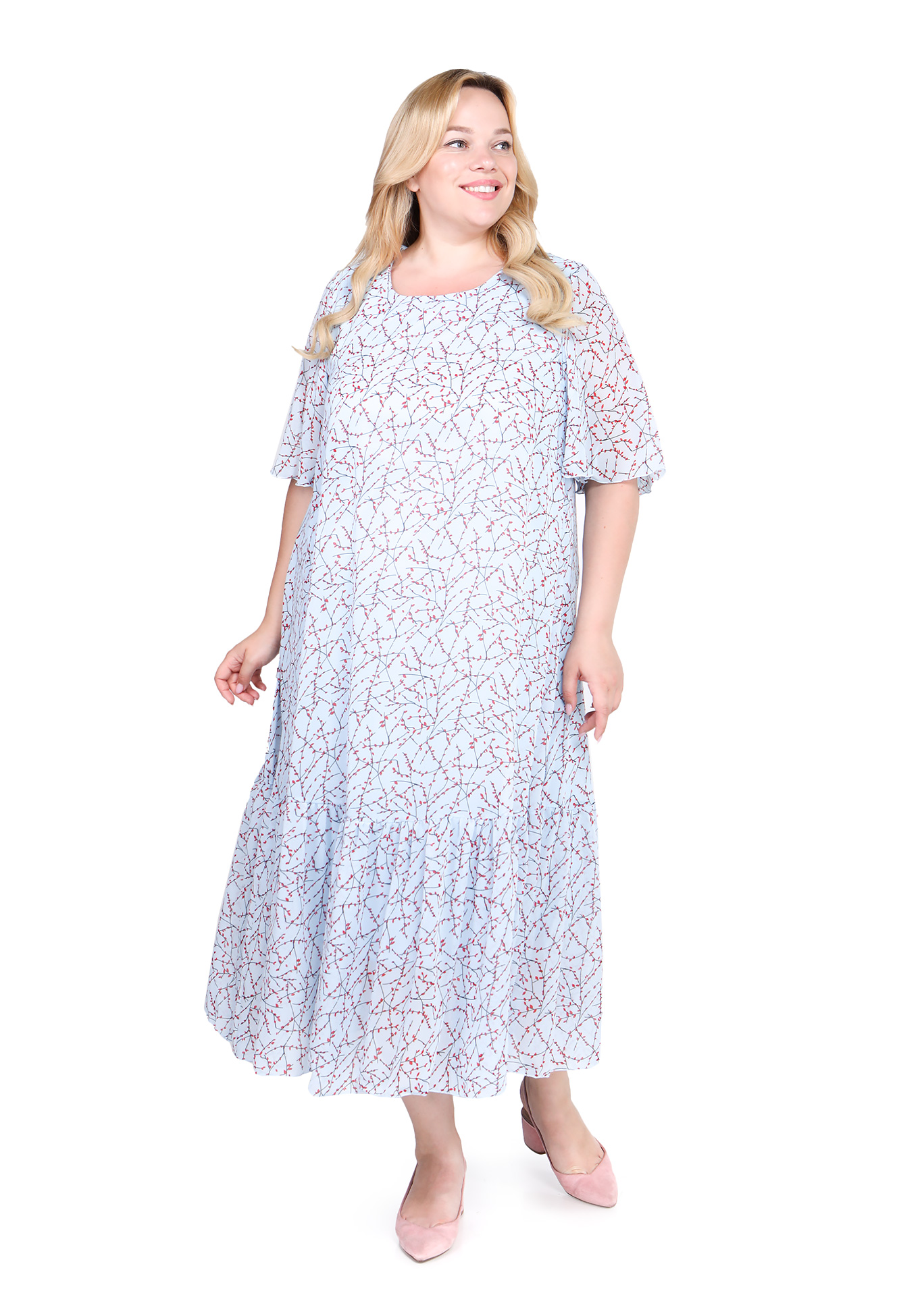 Платье "Идеальный романс" Bianka Modeno, размер 48, цвет фисташковый - фото 2
