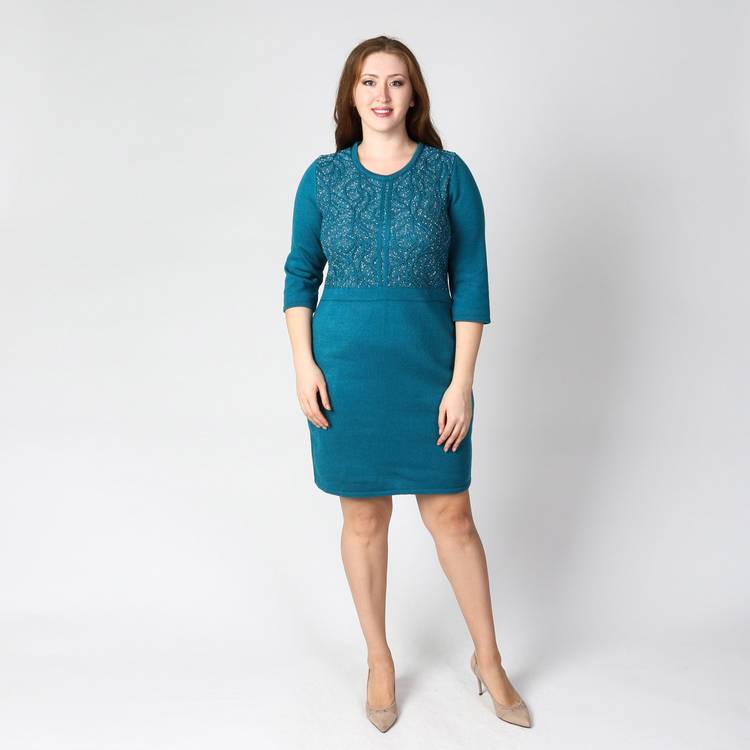 Платье с рукавом 3/4 шир.  750, рис. 8