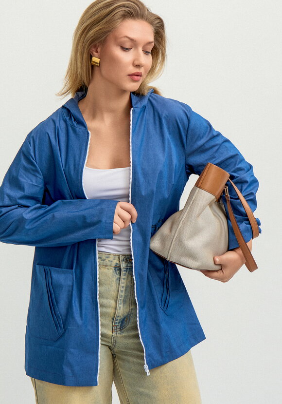 Пыльник с декоративными складками шир.  580, рис. 1