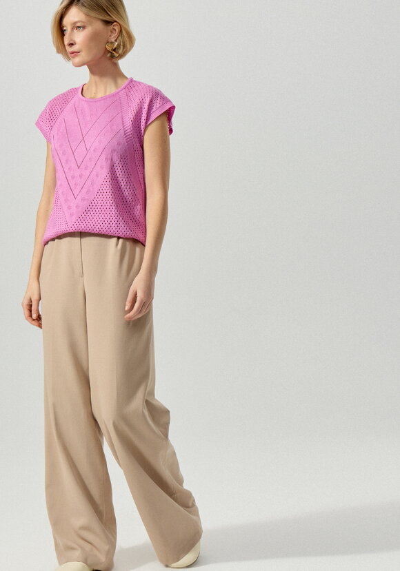 Футболка ажурная с графичным рисунком шир.  580, рис. 14