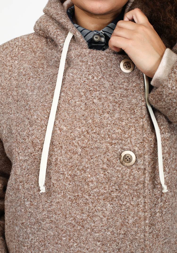 Пальто с карманами на пуговицах шир.  750, рис. 4