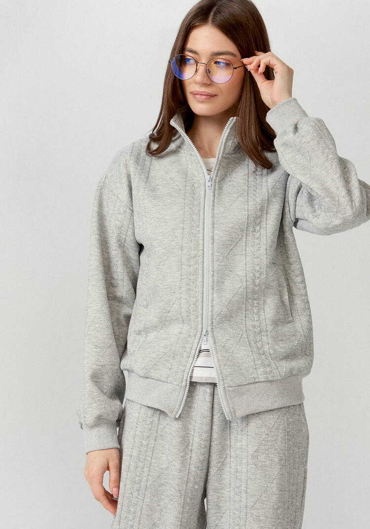 Костюм бомбер и брюки свободного кроя шир.  750, рис. 22