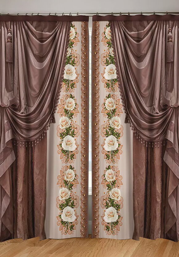 Комплект фотоштор Анфилада шир.  580, рис. 4