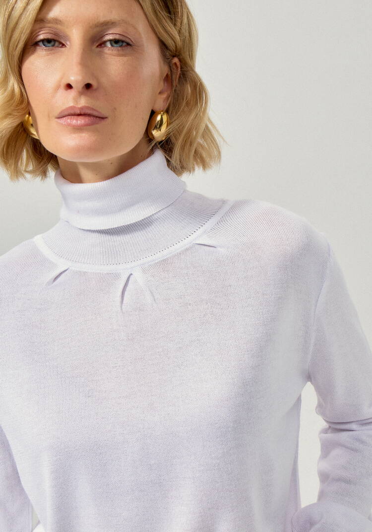 Водолазка с защипами у горловины шир.  750, рис. 6