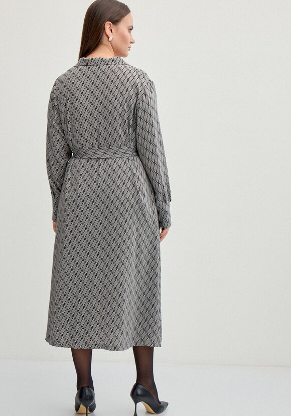 Платье рубашка с отложным воротником шир.  580, рис. 10