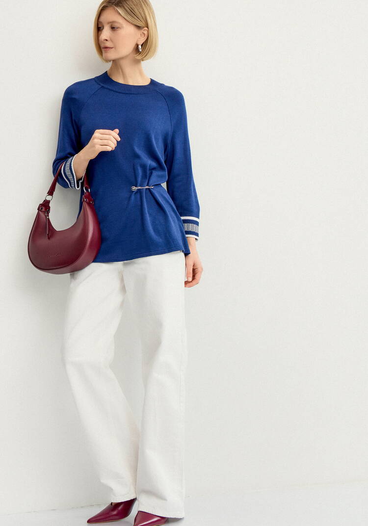 Джемпер с рукавом реглан до локтя шир.  750, рис. 7