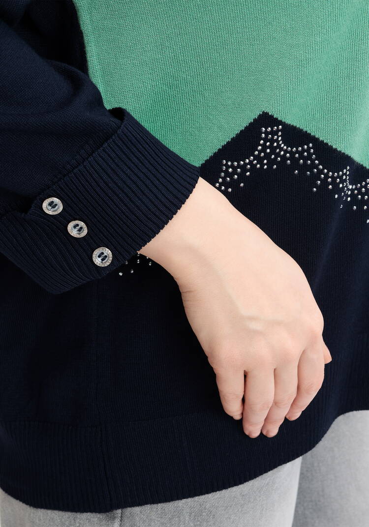 Джемпер Галактика на плечах шир.  750, рис. 42