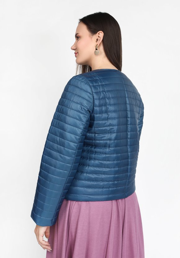 Куртка с карманами и горизонтальной стежкой шир.  580, рис. 18