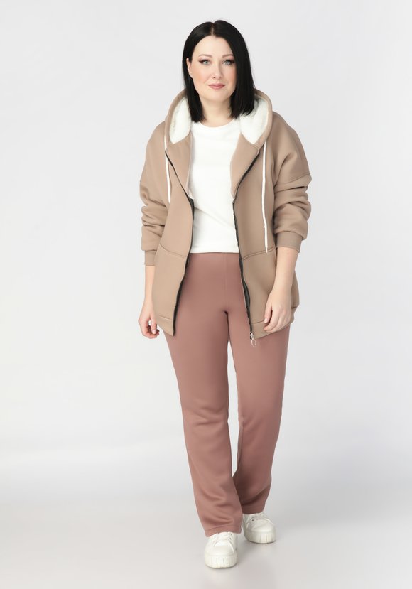 Брюки на резинке утепленные шир.  580, рис. 7