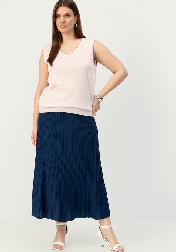 Топ с декором из метанити шир.  580, рис. 18