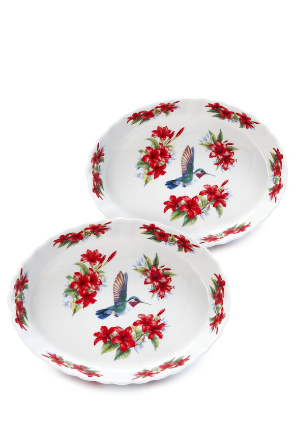 Набор фарфоровых блюд для запекания, 2шт шир.  580, рис. 38