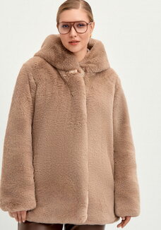 Шуба из эко меха Мишель