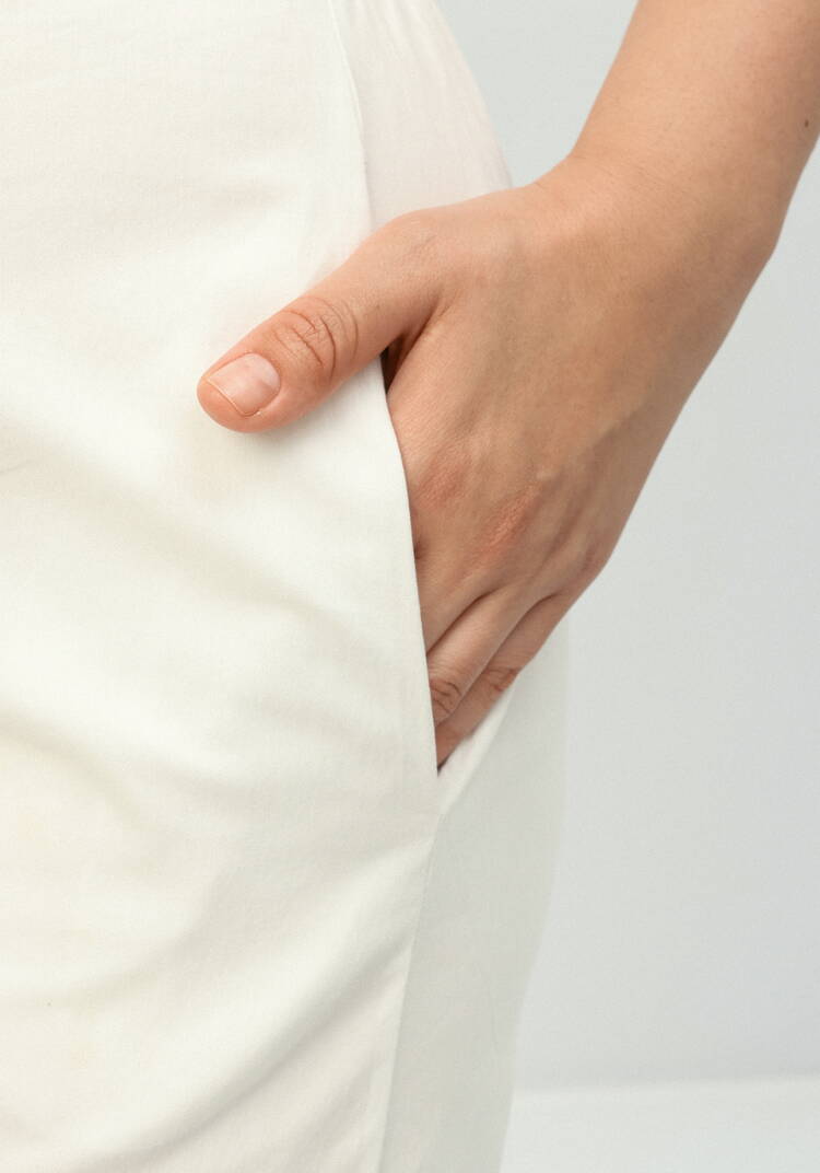 Брюки прямого кроя хлопковые шир.  750, рис. 14