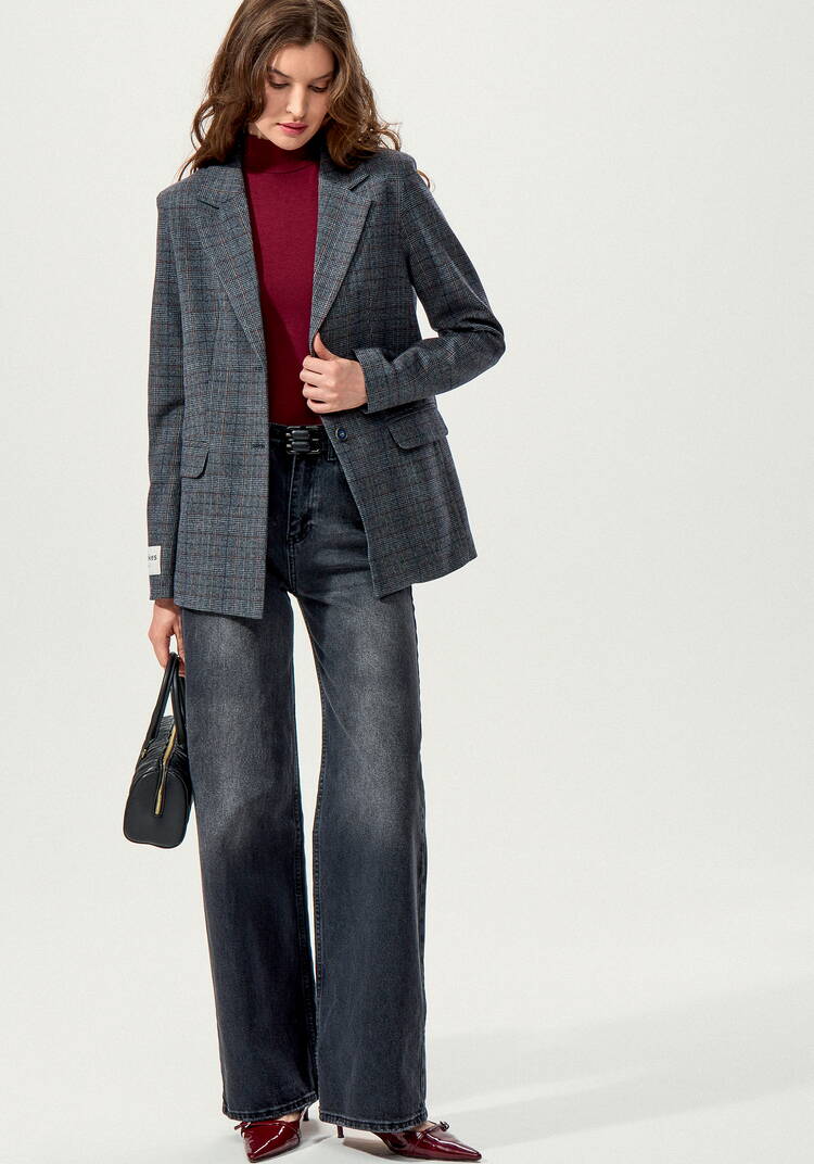 Джинсы широкие прямого кроя шир.  750, рис. 20