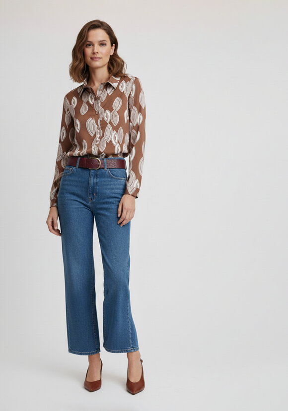 Блуза свободного кроя с застежкой шир.  580, рис. 2