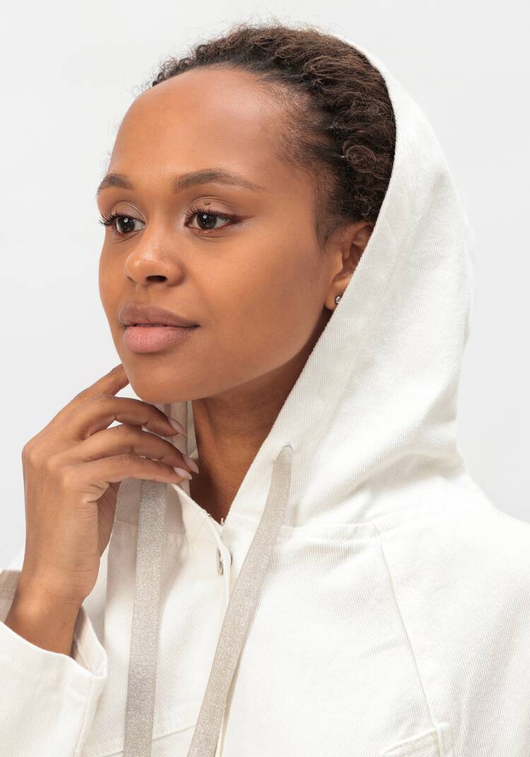 Укороченная джинсовая куртка Савина шир.  750, рис. 5