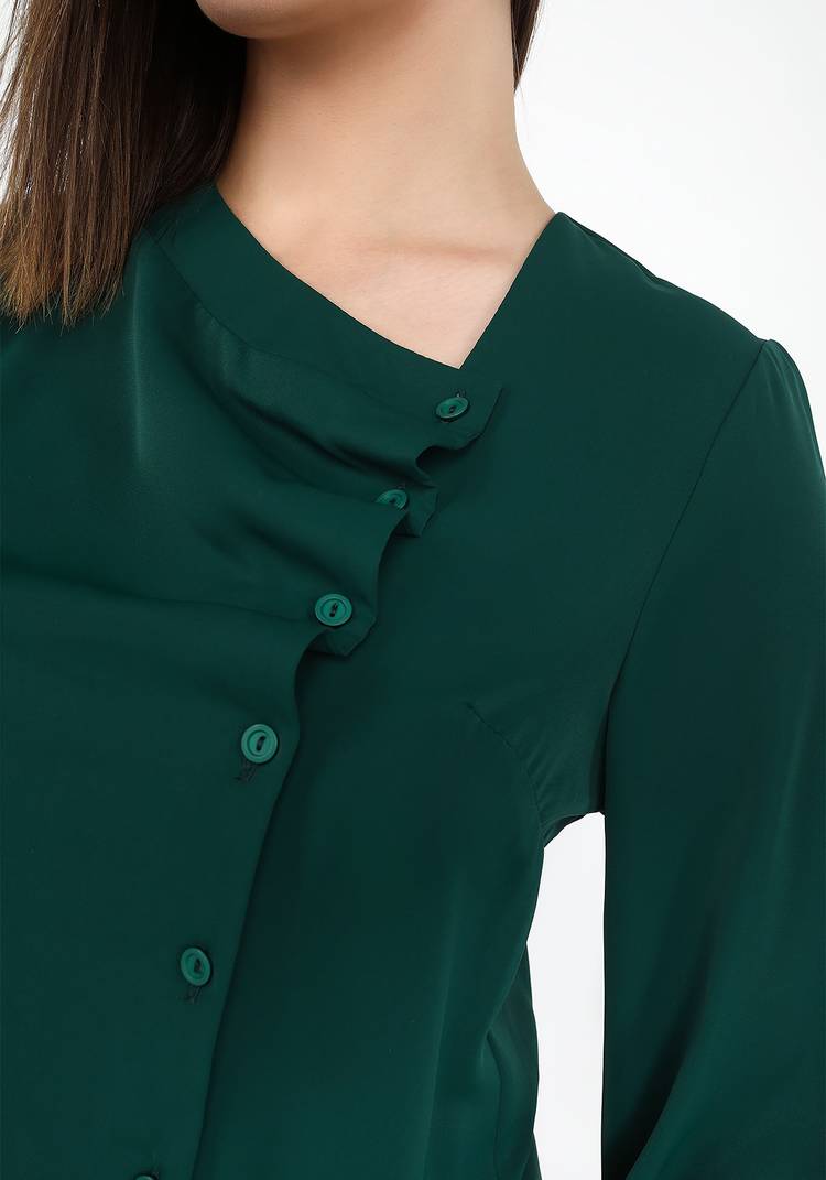 Блуза с драпировкой шир.  750, рис. 4