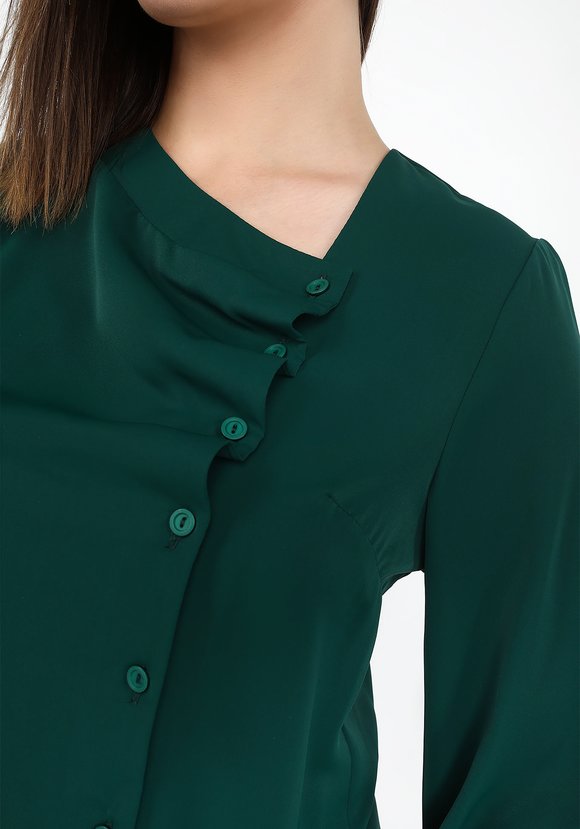 Блуза с драпировкой шир.  580, рис. 4