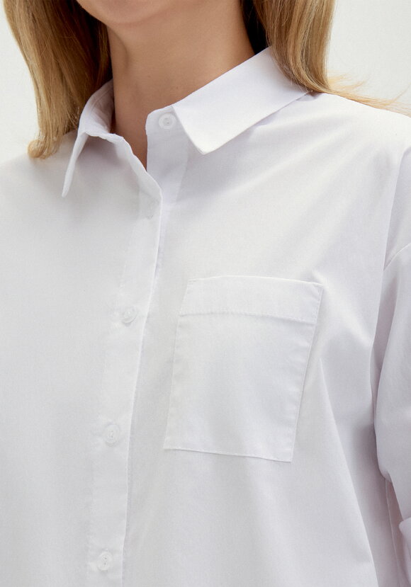 Рубашка оверсайз со спущенным плечом шир.  580, рис. 6