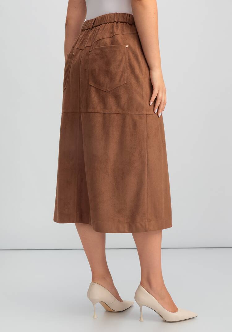 Юбка замшевая шир.  750, рис. 3