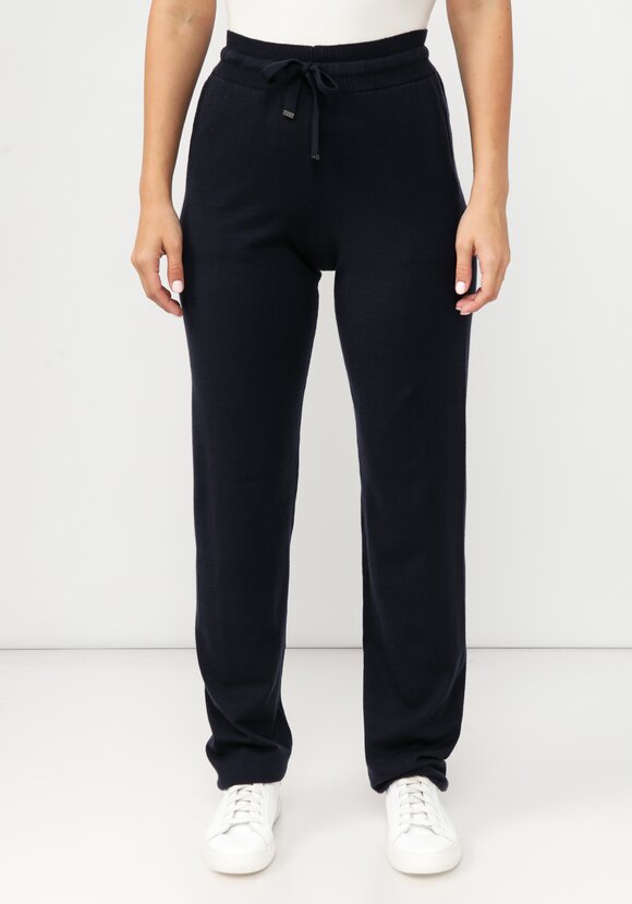 Брюки вязаные с подворотом по низу шир.  580, рис. 4