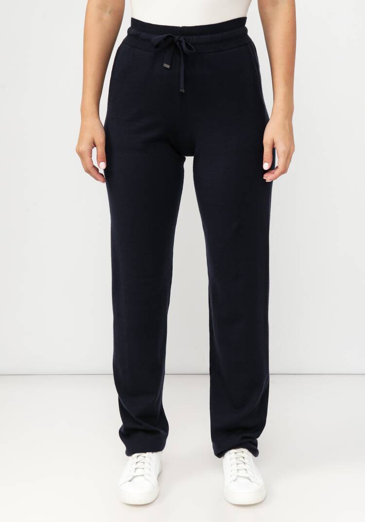 Брюки вязаные с подворотом по низу шир.  750, рис. 4