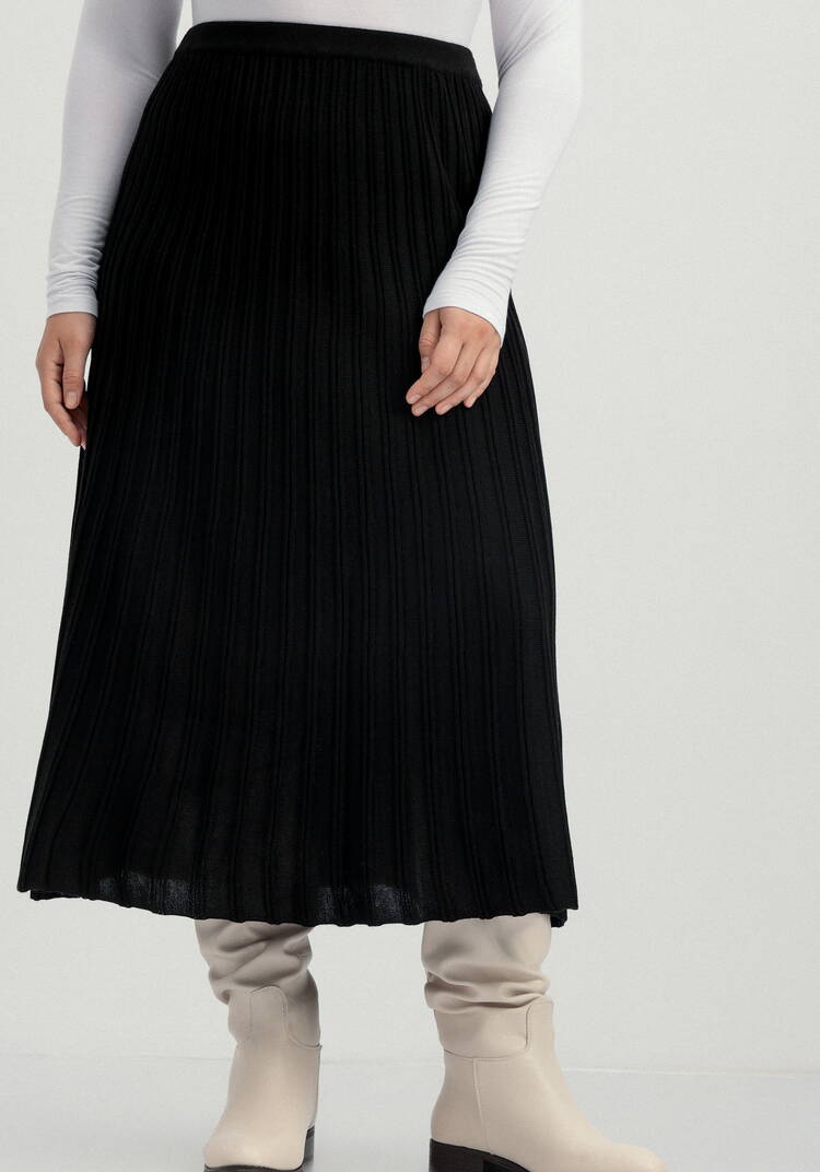 Юбка A-образного силуэта с имитацией плиссе шир.  750, рис. 4