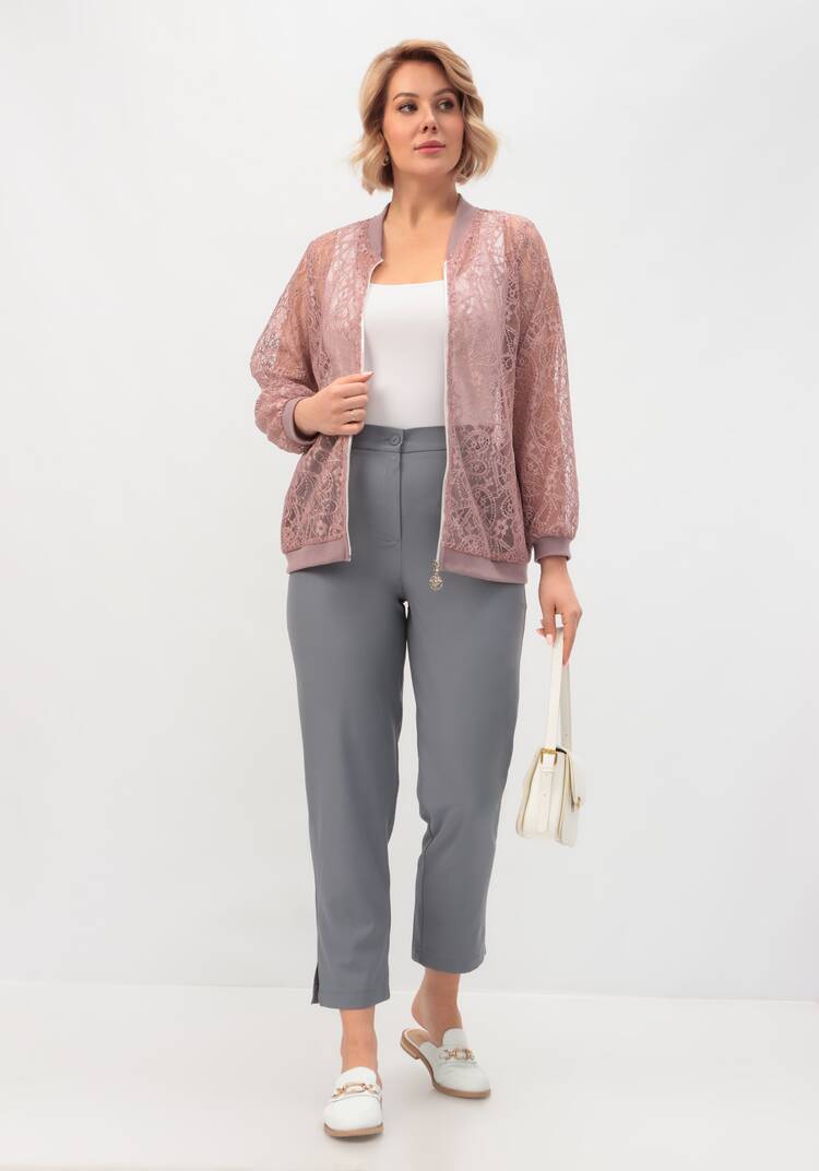 Брюки прямого силуэта 7/8 шир.  750, рис. 14