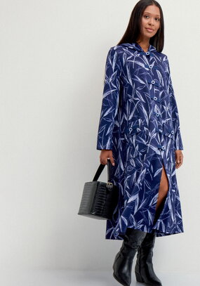 Платье трикотажное  с капюшоном