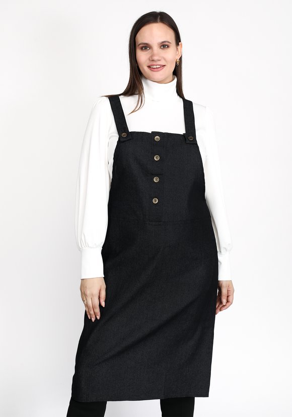 Сарафан джинсовый на регулируемых брителях шир.  580, рис. 5